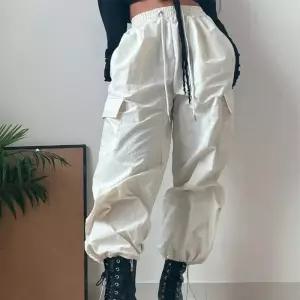 [다잇템]여자 카고팬츠 나일론 스트랩 고무줄 SS 바지 (13526476A)