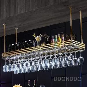 렉 레스토랑 걸이 와인잔거치대 선반 위스키 진열대 보관 홀더 천장 거치대 와인