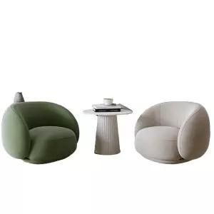 조약돌소파 1인용 호텔 로비 인테리어 싱글 라운드 미니