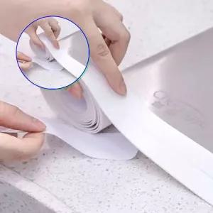 쌍문상회 실용적인 실리콘 방수테이프 욕실 주방 싱크대 폭 3.8cm