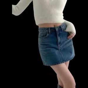 [다잇템]여자 숏큐롯팬츠 데님스커트 신입생 바지 (30321823A)