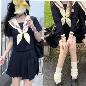 세라교복 교복몰 레드라인 네이비 마린 세라복 프레피룩 교복세