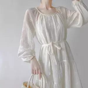 타노스원피스 치마 롱 여성 봄 프렌치 긴팔 루즈핏 슬림핏 데일리룩 KUK1