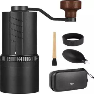 Vevok Chef O20 수동 커피 그라인더 - 20단계 외부 조절 35g 용량 여행 케이스 및 청소 도구 포함 균일한