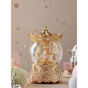 회전목마 오르골 앤티크 효과 공주 맞춤 발렌타인 신혼부부