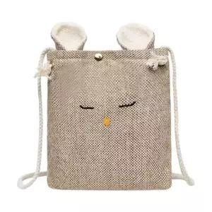 토끼 린넨 파우치 미니백 크로스백 가방 핸드백 손가방 폰파우치