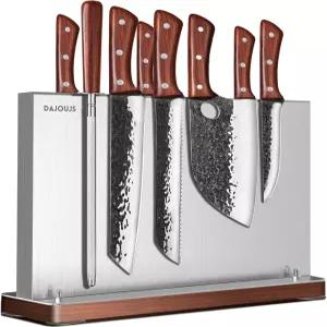 스테인리스 마그네틱 칼 거치대 강력 자석 칼꽂이 나이프 홀더 주방 조리도구 정리함 스탠드형 위생적