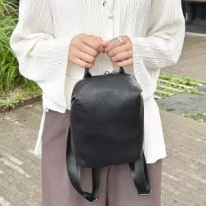 [신상오픈런]여성용 캐주얼 튼튼한 가죽 컬러 미니 백팩 (38293481)