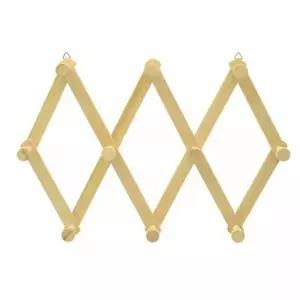 원목 FTR745B6 옷걸이 자바라 나무 벽옷걸이 벽걸이 후크 특대