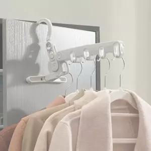 작은 VHD278Q3 공간 활용 접이식 건조대 1p 및 옷걸이 5P