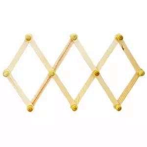 벽걸이행거 JKU796H9 원목 자바라 옷걸이 1P 모자걸이 벽행거