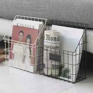 다용도 QSE061H3 철제 바스켓 철망 수납함 벽걸이 선반 벽선반