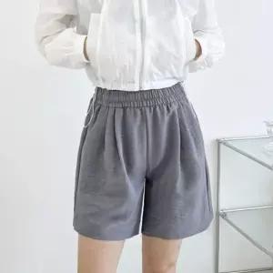 [다잇템]여자 SS 핀턱 무지컬러 마원단 반바지 (40177460A)