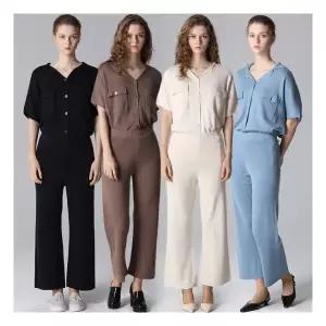 르오트 코튼 비스코스 니트 팬츠 3122752