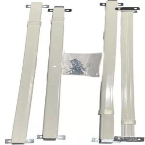 놀라운 드레이퍼 하드웨어 새시 커튼봉 18-28인치 4봉 팩 현관문 및 프렌치 도어 커튼봉용 사이드라이트용