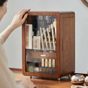 원목 정리대 정리함 수납 향수 트레이 화이트 소품