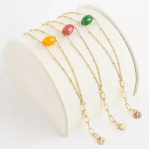 [다잇템]여성 비취 더블 옥 코디 패션 구슬 2중 팔찌 (31867853A)