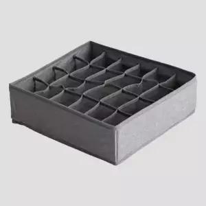 24칸 BKF437N7 원룸 속옷 팬트리 칸막이 수납함 접이식 부직포