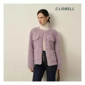 리오벨[TAG가99000]양모 블렌디드 부클트위드 폴리자켓 3130773