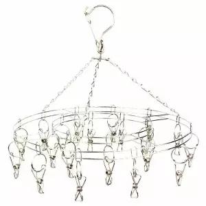 스텐 HRY314I0 빨래집게 건조대 원형20P 라이너 양말 속옷걸이