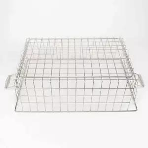 스텐 KXB034Z5 바구니 사각 손잡이 와이어 바스켓 소쿠리 중