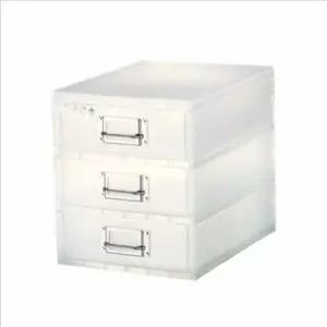 플라스틱 JSO555C4 서랍형 정리함 서랍식 다용도 수납함 아이박스 투명 멀티 중형