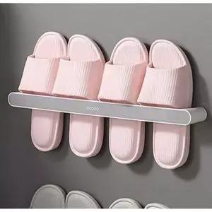 라이프토템 APD028S0 슬리퍼 정리대 부착식 정리대 2인 그레이