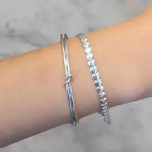 [다잇템]여성 트위스트 로프 실버 코디 팔찌 (40936598A)