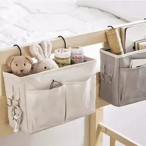 캔버스 HGP118U5 천 침대 수납 걸이 아기 걸이형 수납함 벽걸이 포켓 틈새 베드 다용도 사이드 주머니 정리