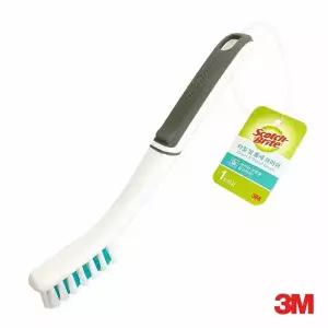 3M OXP769C1 타일 및 틈새 브러쉬(1686) 모서리 화장실 청소솔