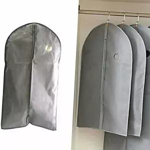 지퍼 GWN671F4 식 양복커버 대형회색 부직포 옷커버 정리함