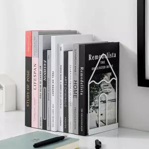 [하프클럽/셀러허브]튼튼한 화이트펜슬 북엔드 책고정 북앤드 2p(화이트)