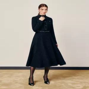 [국내백화점] 지고트 JRBA0OP093[펄 체인 벨트 트위드 플레어 원피스] [인기상품] 선물추천