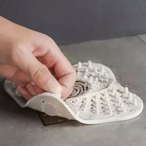 [콩심팥심]세탁기배수구트랩 베란다하수구트랩 배수구 하수구 덮개 white