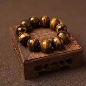 [재이앤재이 주식회사]타이거 아이스톤 브레이슬릿 불교 팔찌 20mm (21510826A)