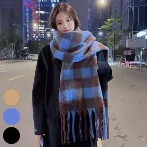 빅사이즈넥워머 R323L412 아나체크롱태슬머플러 DK (27713195A)