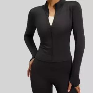 [다잇템]여성용 슬림핏 폴라넥 트랙수트 컷아웃 집업 (41299097A)