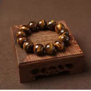 [재이앤재이 주식회사]타이거 아이스톤 브레이슬릿 불교 팔찌 16mm (21510824A)