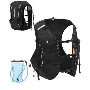 스포츠뉴 여성용 러닝 조끼 방수 휴대폰 포켓이 있는 경량 10L 하이드레이션 백팩 하이킹 트레일용 워터