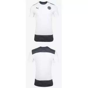 푸마 맨시티 캐주얼 축구 스포츠 흰색 여자반팔티 등산티 아웃도어티 티셔츠 편리한 바캉스 데일리 나들이