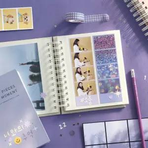 아이코닉 레터링 네컷앨범 접착식 사진첩 163228