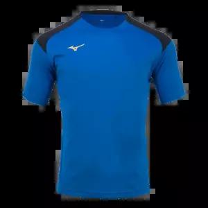 미즈노 풋볼 블루 얇은반팔저지티 데일리 아웃도어티 시원한티 등산복상의 간편한운동 행사단체복 나들이