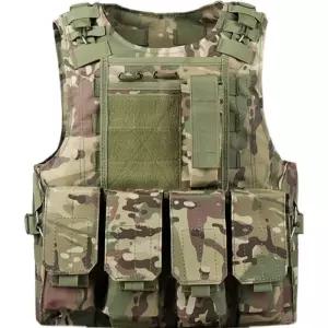 방탄복 위장 조끼 전술 서바이벌 멀티포켓 장비 특전사 통기성 쪼끼