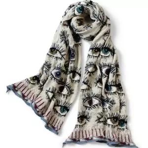 머플러 겨울 선물 목도리 컬러풀 스카프 여성 숄 부드러운 파시미나 커플 따뜻한