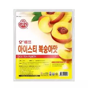[셀러허브]오뚜기 오쉐프 아이스티 복숭아맛 1kg 12개 홍차 에이드 (S12394244)