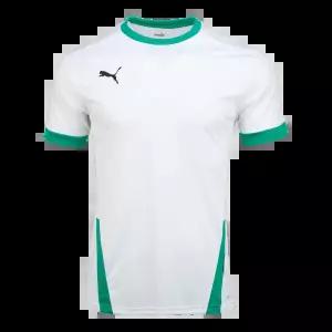 푸마 뒷목통풍구 흰색 남성저지반팔티셔츠 편안하게입을수있는 운동티 행사단체복 데일리 기능성상의