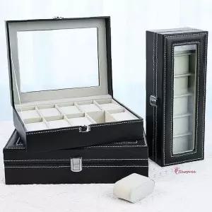 가죽 케이스 손목시계보관함 거치대 시계정리함jkl862