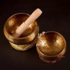 네팔명상용품 힐링 티벳 싱잉볼 요가 명상종 씽잉볼 테라피 도구zab082