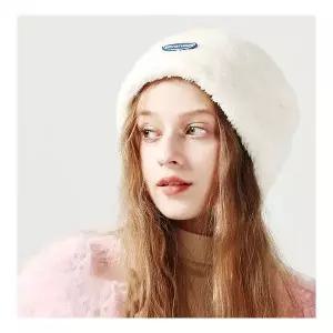 [에이치플러스몰]2개 부클 머프 비니겸용 넥워머 털비니 겨울모자 털마스크