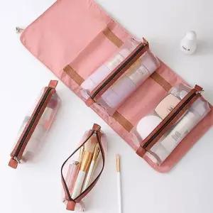 다용도 메쉬 망사 여행용 파우치세트 화장품 메이크업 매쉬 세면백